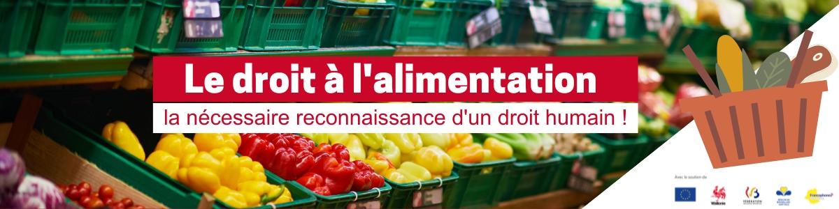 Webinaire - Droit à l'alimentation