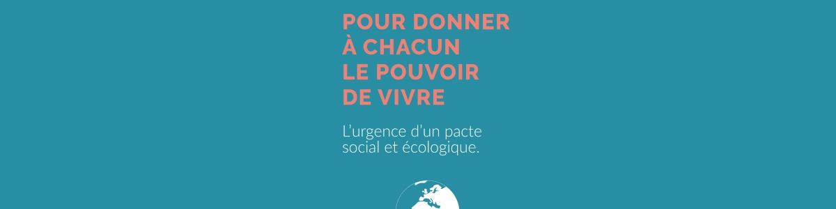 PACTE DU POUVOIR DE VIVRE PACTE DU POUVOIR DE VIVRE