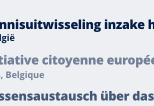 Workshop Initiative citoyenne européenne