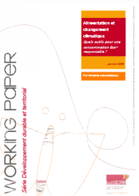image couverture alimentation et changement climatique