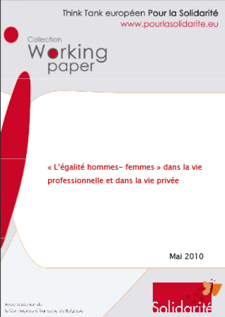 image couverture « L’égalité hommes- femmes » dans la vie professionnelle et dans la vie privée 