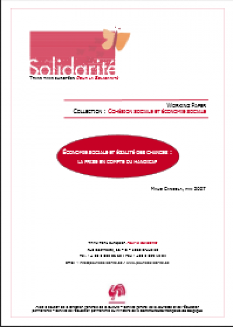 image couverture ES et égalité des chances La prise en compte du handicap