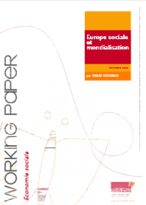 image couverture Europe sociale et mondialisation