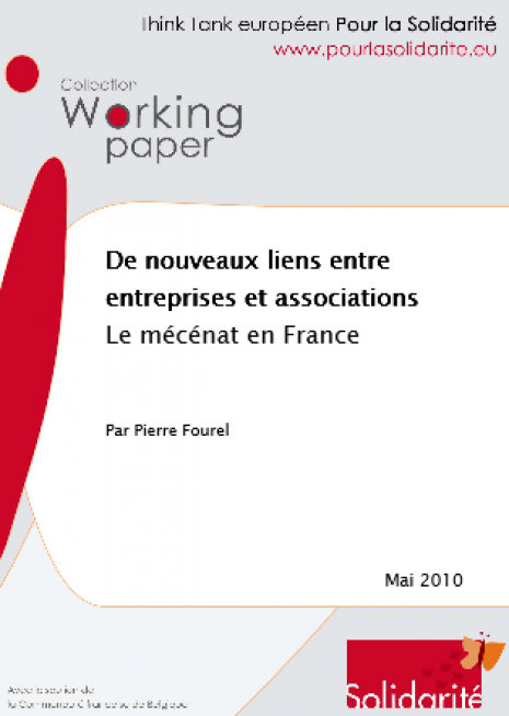 image couverture De nouveaux liens entre entreprises et associations entreprises et associations entreprises et associations entreprises et associations Le mécénat en France 