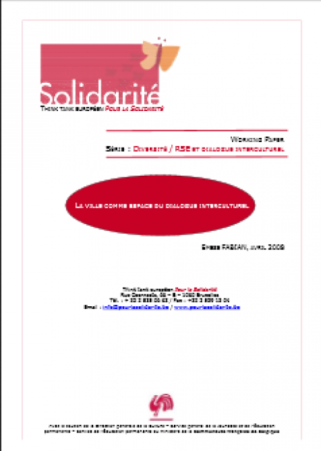 image couverture la ville comme espace de dialogue interculturel